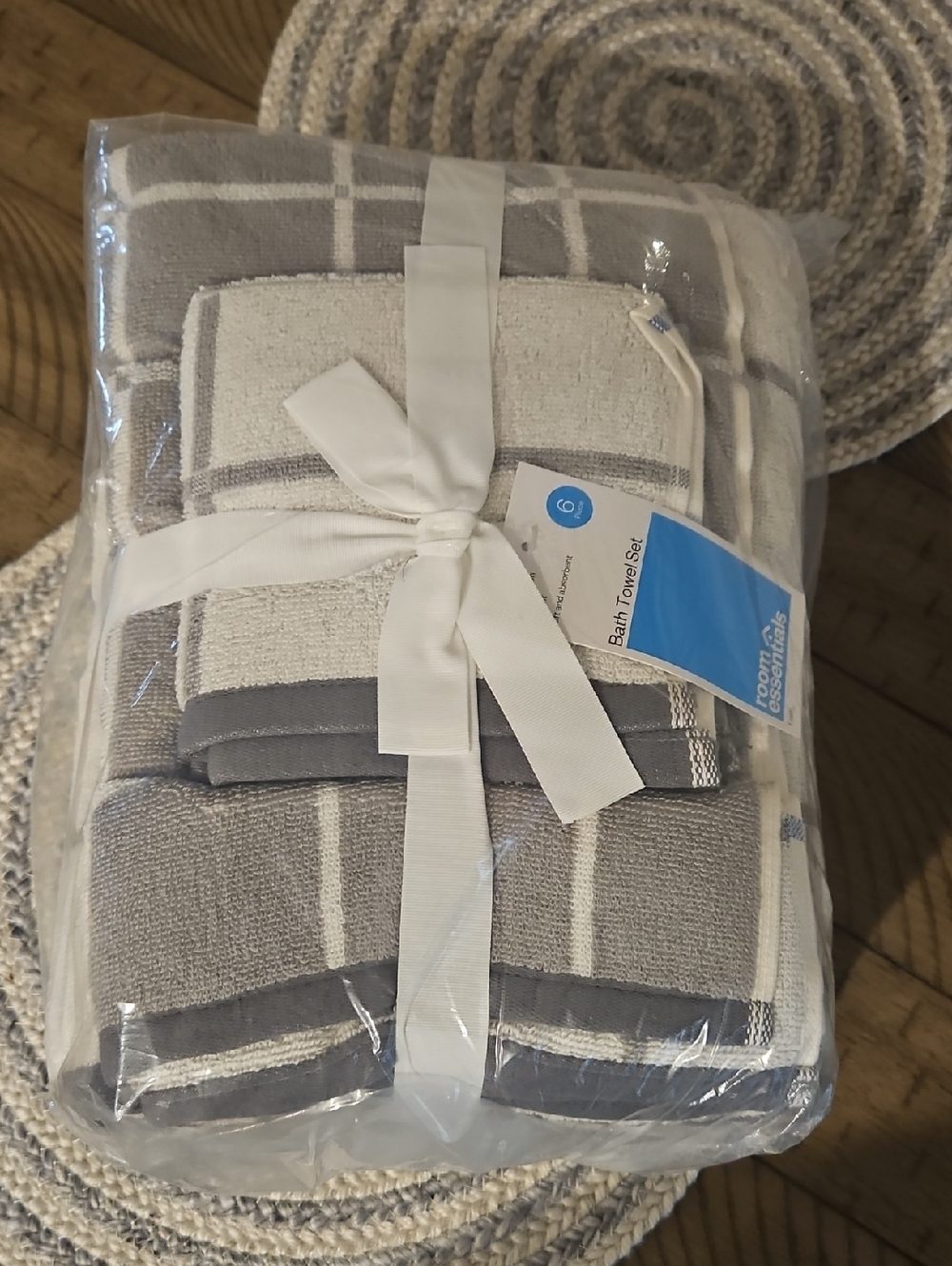 Room Essentials Bath Towel Set 6 Piece New